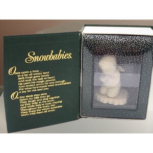 Dept 56 Snowbabies Now I Lay Me Down to Sleep Angel Figurine 2003 Prayer